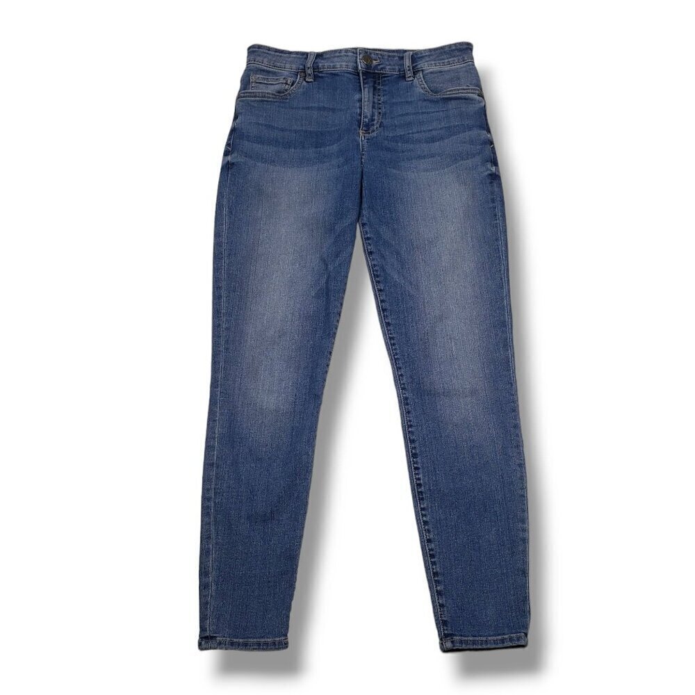 Kut from the Kloth Donna Ankle Skinny Jeans Womens 8 High Rise